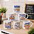 Jogo 6 Caneca Café Chá Porcelana 200ml Professores Reforçada - Imagem 1