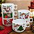 Kit Jogo Conjunto 6 Xícaras Caneca 200ml Porcelana Natal - Imagem 1