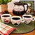 Kit Jogo Conjunto 6 Xícaras Canecas 150ml Porcelana Natal - Imagem 7
