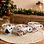 Kit Jogo Conjunto 6 Xícaras Canecas 150ml Porcelana Natal - Imagem 1