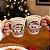 Kit Jogo Conjunto 6 Canecas 140ml Porcelana Tulipa Natal - Imagem 9