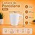Kit Jogo Conjunto 6 Canecas 140ml Porcelana Tulipa Natal - Imagem 5