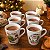Kit Jogo Conjunto 6 Canecas 140ml Porcelana Tulipa Natal - Imagem 7