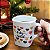 Kit Jogo Conjunto 6 Caneca 200ml Porcelana Natal Boas Festas - Imagem 2