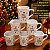 Kit Jogo Conjunto 6 Caneca 200ml Porcelana Natal Boas Festas - Imagem 3