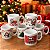 Kit Jogo Conjunto 6 Caneca 100ml Porcelana Natal Boas Festas - Imagem 5