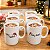 Kit Jogo Conjunto 6 Caneca 120ml Porcelana Natal Boas Festas - Imagem 7
