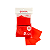 Shield Matte Vermelho 100 Cartas - Imagem 1