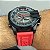Diesel Caixa em Aço Pulseira de Silicone Vermelho 55MM - Imagem 2