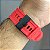 Diesel Caixa em Aço Pulseira de Silicone Vermelho 55MM - Imagem 4