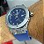 Hublot Geneve Pulseira de Borracha Azul 50MM A Prova D'água - Imagem 5