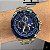 Casio Edifice Em Aço EF-539D Dourado/Azul 45MM A Prova D'Água - Imagem 2