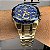 Casio Edifice Em Aço EF-539D Dourado/Azul 45MM A Prova D'Água - Imagem 3