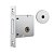 Fechadura Tetra 1004 Roseta Redonda (Par) Inox - Stam - Imagem 1