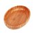 Gamela Oval de Bamboo - Mor - Imagem 1