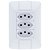 Conjunto Aria Branco 4x2 com 3 Tomada 2P+T 20A 250V - Tramontina - Imagem 1