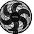 Ventilador Economy Turbo De Mesa 40 cm 6 Lâminas E 3 Velocidades 80W 127V - Ventisol - Imagem 4