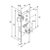 Fechadura Para Banheiro Concept Roseta Quadrada 409-40 Cromada - Pado - Imagem 1