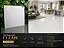 Piso Brilhante Clean 57x57 Branco Neve Idealle - Imagem 1