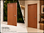 Porta Frisada Mogno Ideal Portas - Imagem 2