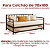 Sofá Cama De Ferro Com Cama Auxiliar Para Colchão 78x188 - Imagem 3