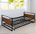 Cama Solteiro Giovana com Cama Auxiliar de Ferro Preto para Colchão 88x188 - Imagem 5