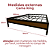 Cama Box King Giovana de Ferro 1,86x1,98 Com 20cm do chão - Imagem 3