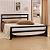 Cama de Ferro Hadassa Preta Super King Size 1,93x2,03 - Imagem 1