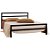 Cama de Ferro Hadassa Preta Super King Size 1,93x2,03 - Imagem 2