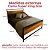 Cama de Ferro Letícia Preto Super King Size para Colchão de 1,93x2,03 - Imagem 3