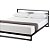 Cama de Ferro Fiorela Preta King 1,86x1,98 com 20cm do Chão - Imagem 2