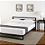 Cama de Ferro Fiorela Preta Super King Size 1,93x2,03 com 20cm do Chão - Imagem 1