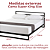 Cama de Ferro Fiorela Preta Super King Size 1,93x2,03 com 35cm do Chão - Imagem 3