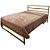 Cama de Ferro Carolina Dourada King 1,86x1,98 - Imagem 2