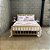 Cama de Ferro Nina Dourada de Viúva Colchão de 1,28x1,88 - Imagem 4