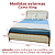 Cama de Ferro com Cabeceira Estofada King 1,86x1,98 - Imagem 3