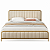 Cama de Ferro com Cabeceira Estofada King 1,86x1,98 - Imagem 4