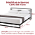 Cama de Ferro Fiorela Preta Viúva 1,28x1,88 com 35cm do Chão - Imagem 3