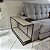 Mesa de Apoio Sofá Modelo Lara Café Acetinado com MDF Off White - Imagem 2
