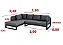 Sofá de Ferro Maite com Chaise 1,80X2,40 - Imagem 1