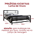 Cama de Ferro Meryn Preta Viúva para Colchão 1,28x1,88 - Imagem 3
