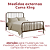 Cama de Ferro Diana King 1,86x1,98 com 30cm do Chão - Imagem 2