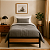 Cama de Ferro Box Giovana Solteiro 88x188 com 20cm do chão - Imagem 1