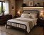 Cama de Ferro Diana King 1,86x1,98 com peseira mais baixa - Imagem 11
