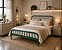 Cama de Ferro Diana Queen 1,58x1,98 com peseira mais baixa - Imagem 16