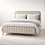 Cama de Ferro com Cabeceira Estofada Super King Champanhe Size 1,93x2,03 - Imagem 5