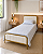 Cama de Solteiro Estofada 88x1,88 - Imagem 1