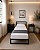 Cama de Solteiro de Ferro 88x1,88 - Imagem 1