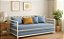 Sofá Cama De Ferro Com Cama Auxiliar Para Colchão 96x2,03 -SOLTEIRÃO - Imagem 2