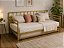 Sofá Cama De Ferro Com Cama Auxiliar Para Colchão 88x188 - Imagem 1